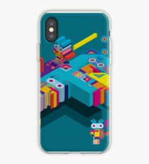 F graphics pattern iPhone Case