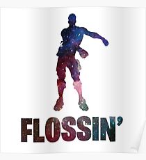 Flossing Galaxy Poster