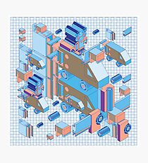 F graphics pattern 4 Photographic Print