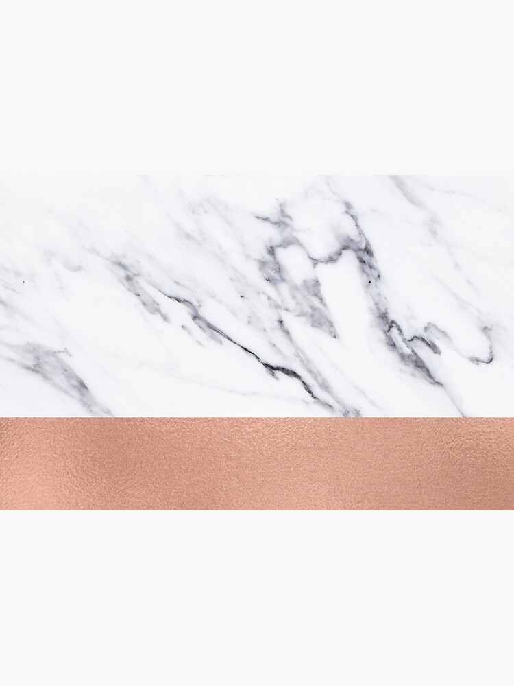 Rose Gold Marble Luxury iPhone Case and Throw Pillow Design by naturemagick