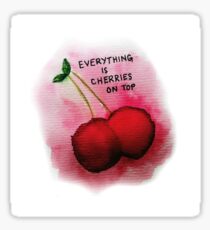 Panik! in der Disco Cherries On Top Sticker