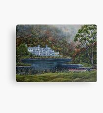 "Mist over Kylemore Abbey" - Oil Painting Canvas Print