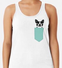 Logan - Boston Terrier pet design with bold and modern colors for pet lovers Women's Tank Top