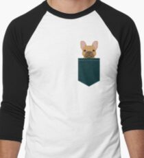 Willow - French Bulldog phone case art design for dog lovers and dog people Men's Baseball ¾ T-Shirt