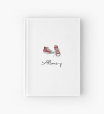 "Allons-y" + signature shoes Hardcover Journal