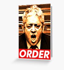 JOHN BERCOW Greeting Card
