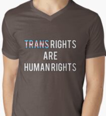 Trans Rights are Human Rights Men's V-Neck T-Shirt