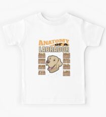 Camiseta para niños Anatomy Of A Labrador Retriever - Funny Labrador Retriever Design