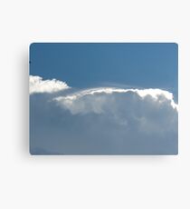 Pathway through the clouds Canvas Print