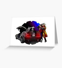 Back to the Future Greeting Card