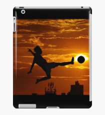 sports statue in city iPad Case/Skin