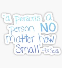 Kopie von Dr. Seuss Zitat Sticker