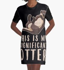 Otter T-Shirt T-Shirt Kleid