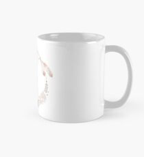 Buchstabe J Rose Gold Pink-Anfangsmonogramm Tasse