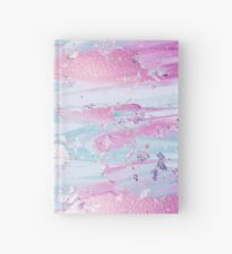 Shine Shimmer Pastel Pink and Blue Modern Hardcover Journal