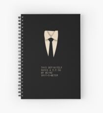 Men In Black Quote Spiral Notebook
