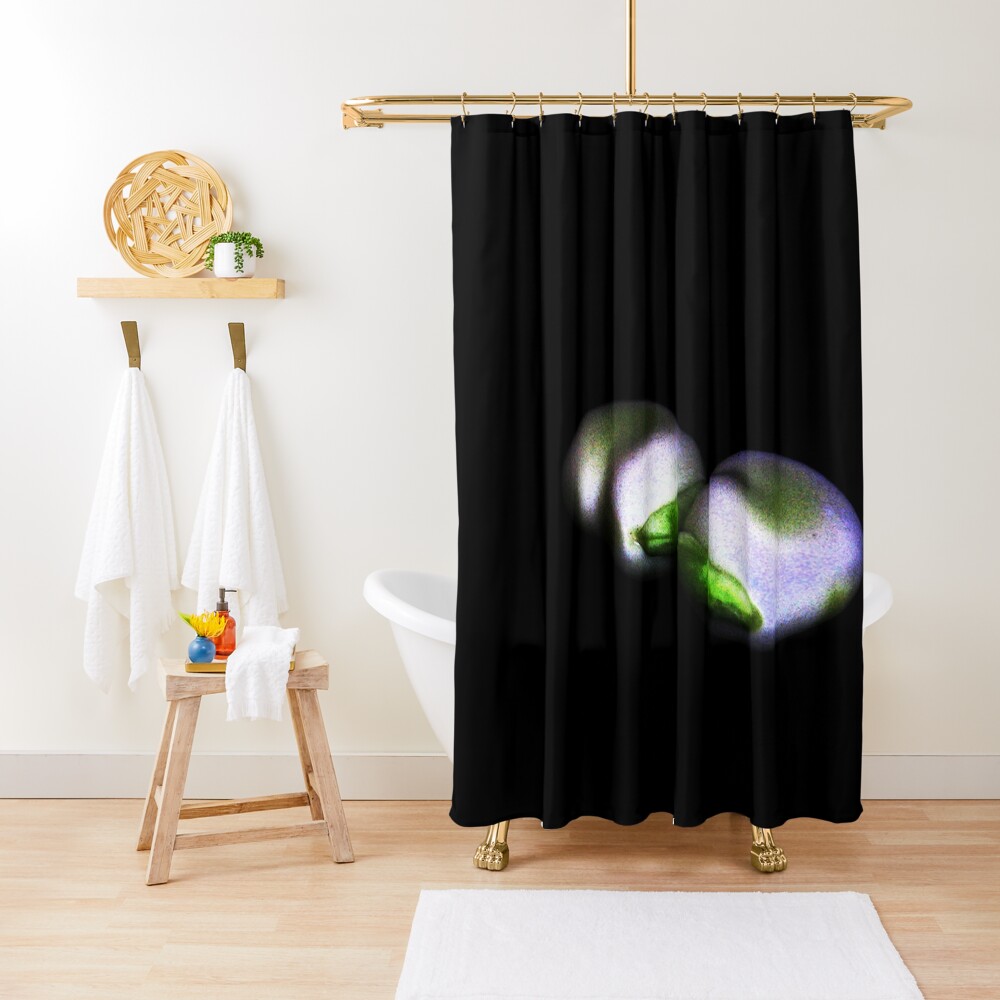"Two Broad Beans" Shower Curtain by AlanHarman Redbubble