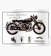 Vincent - Black Shadow - 1952 Series 'C' Poster