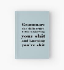 Cuaderno de tapa dura Gramática: la diferencia entre tú y tú