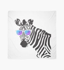 Zebra mit Sonnenbrille Shirt Witziges Hipster Zebra Tuch