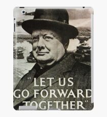 Vinilo o funda para iPad Winston Churchill - Avancemos juntos