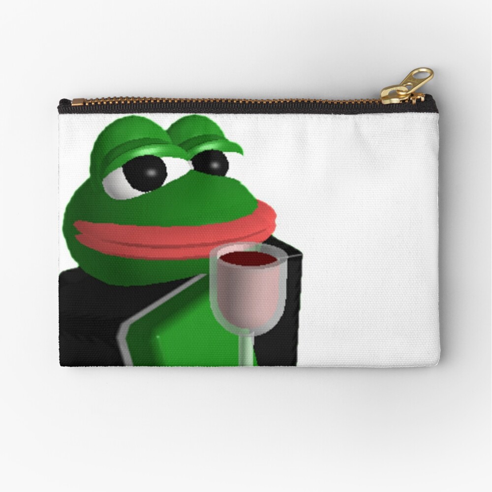 Pepe Roblox Meme Zipper Pouch - roblox memes zipper pouches redbubble