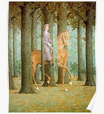 Rene Magritte / The blank check Poster
