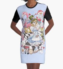 Alice im Wunderland T-Shirt Kleid