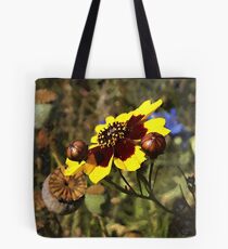 Colored Pencil Poppies Tote Bag
