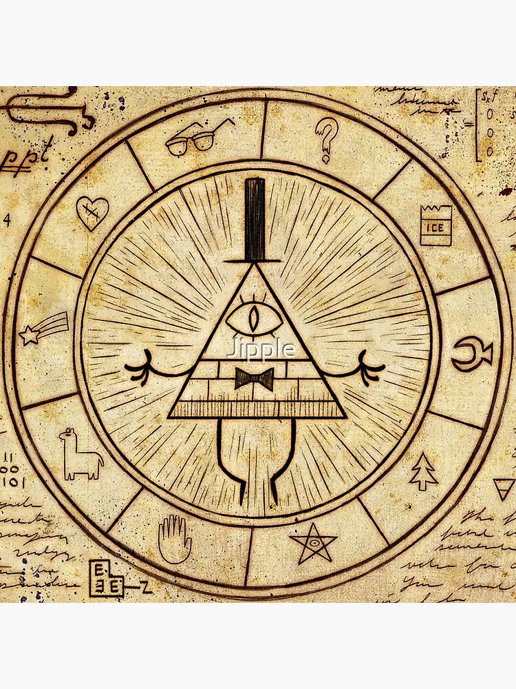 Gravity Falls Cipher Clock By Jipple Redbubble 6117