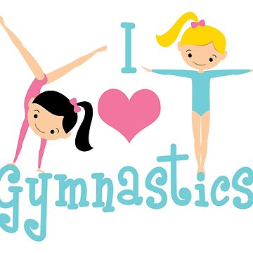 I Love Gymnastics Socks for Sale by elishamarie28