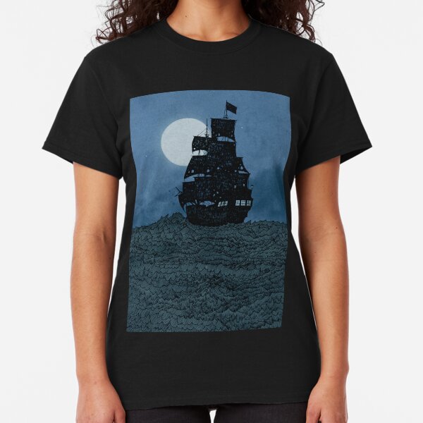 Sailing Under The Moon Classic T-Shirt