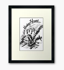 Moving home Framed Print