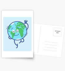Schöner Planet Erde, der sich liebenswürdig dreht Postkarten