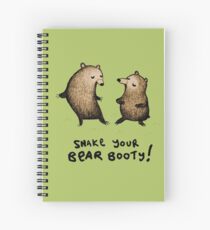 Bear Booty Dance Spiral Notebook