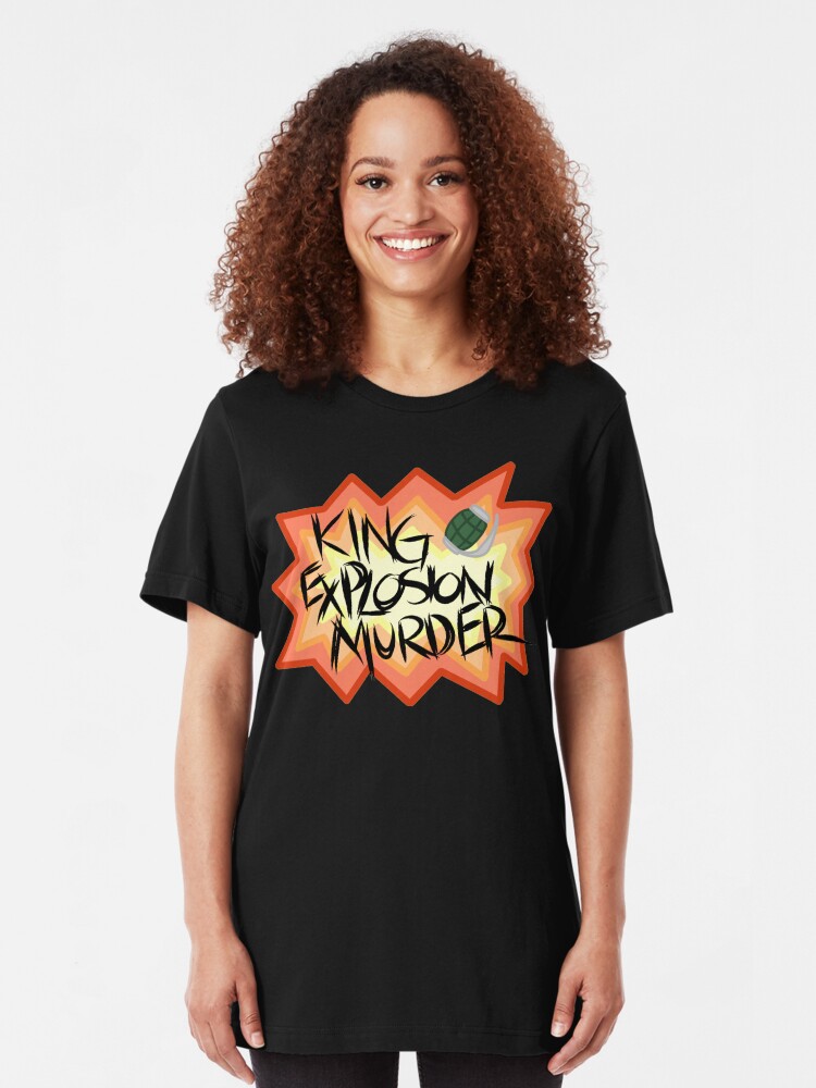 Alternate view of Katsuki Bakugo: King Explosion Murder Slim Fit T-Shirt
