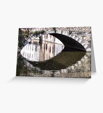 Bridge Reflected Greeting Card