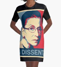 RBG ich widerspreche Plakat T-Shirt Kleid