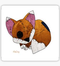 Knotige Nadel Fox Sticker