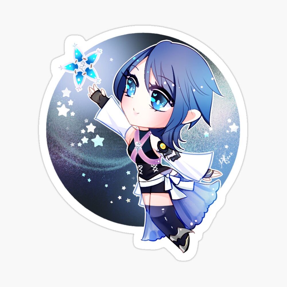 Kingdom Hearts Aqua Sticker