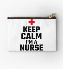 Keep Calm I'm A Nurse Studio Pouch