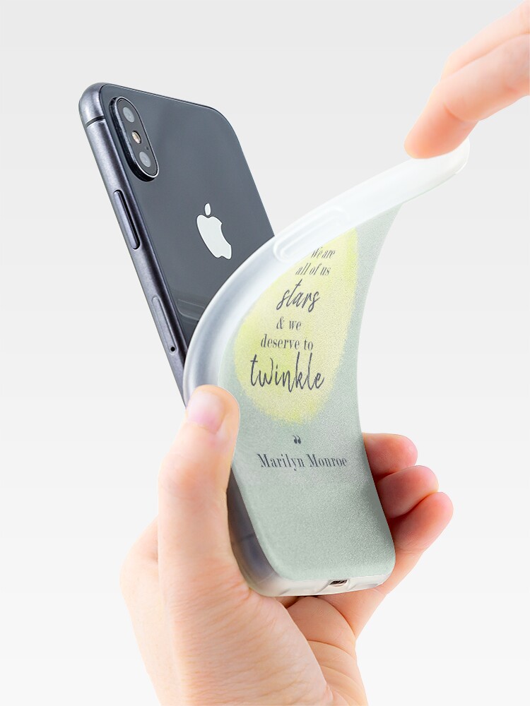 Alternate view of Marilyn Monroe Quote iPhone Case & Cover