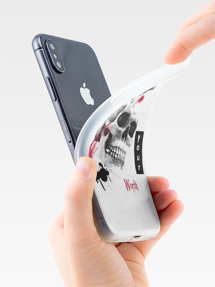 Alternate view of Know your worth! iPhone Case & Cover