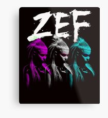 Zef Lifestyle Die Antwoord Cool No Regrets Yolandi Visser Ninja T-Shirt Gift Xmas Birthday Metal Print