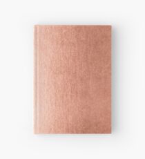Rosafarbener metallischer süßer Pfirsich-korallenrotes Rosa Notizbuch