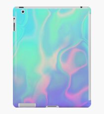 Regenbogen-See-holografische Iris iPad-Hülle & Skin