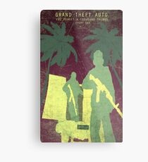 GTA 5 Game Poster Metal Print