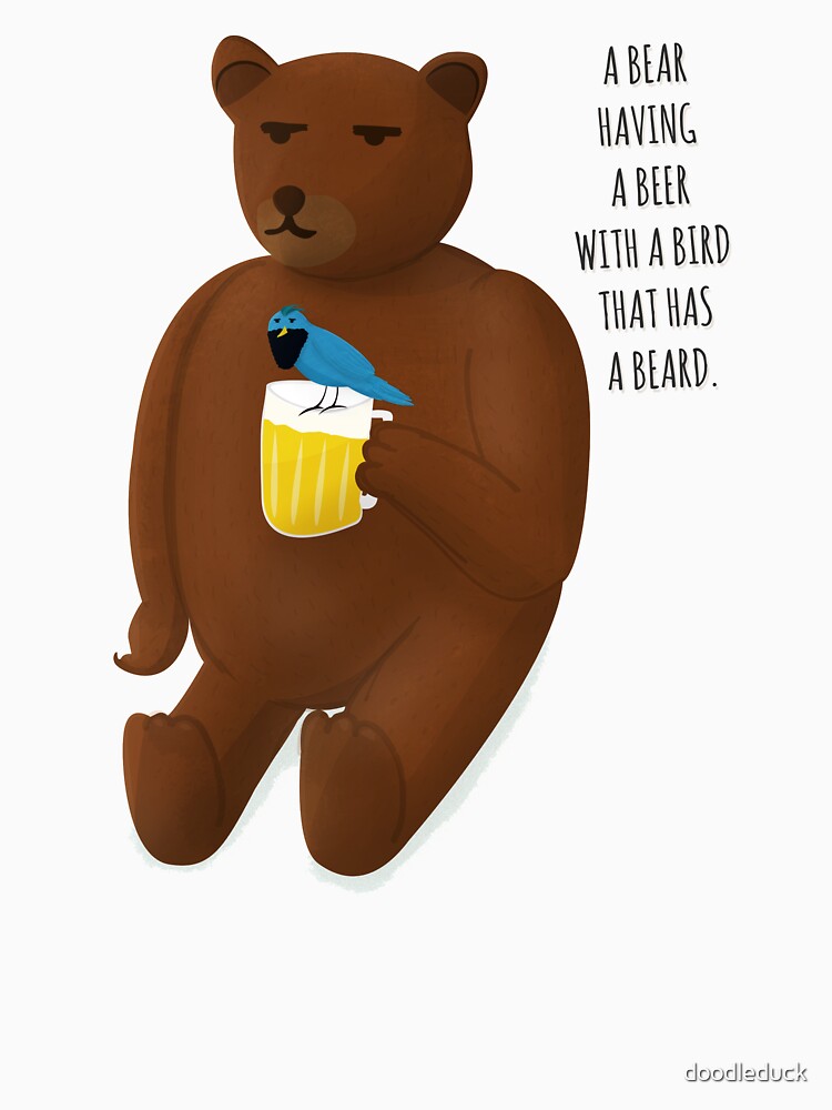 teddy bear with beard