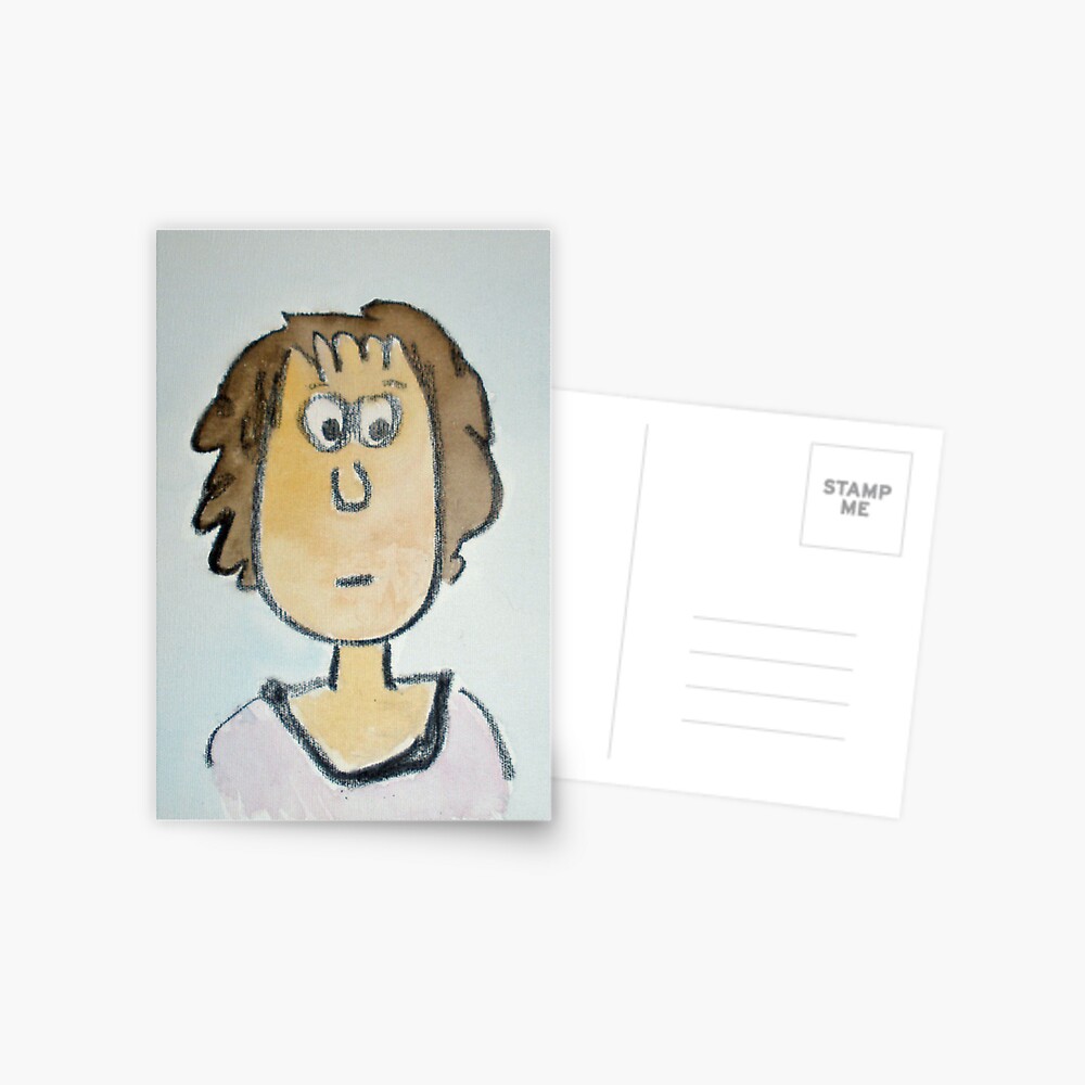 Woman Postcard