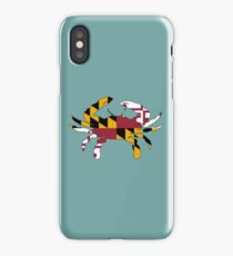 Maryland Flag Crab iPhone Case
